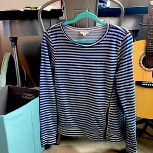 Blue Striped Sweater
